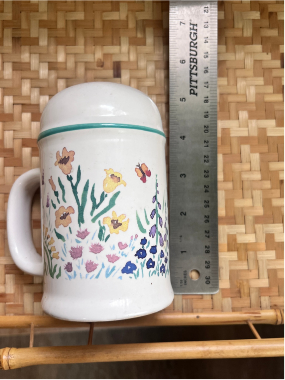Treasure Craft Garden Walk White Floral Salt & Pepper Shakers One Size - Picture 5 of 5